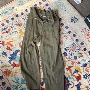 Stella McCartney slouchy cotton linen trousers